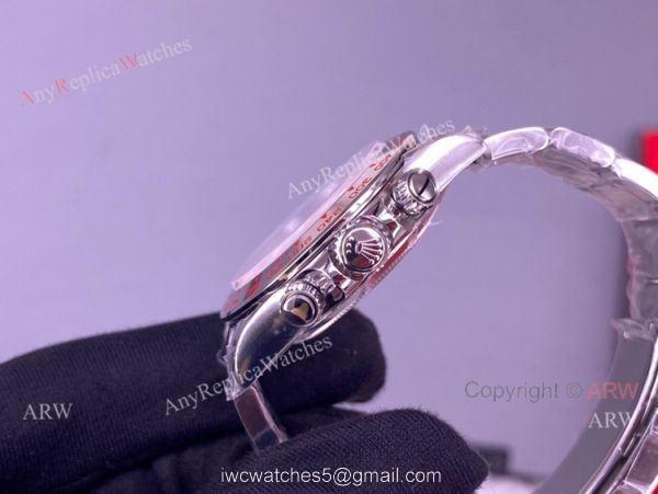 Best Noob Rolex Daytona Pink Dial Stainless Steel Watch 4130 Replica 1