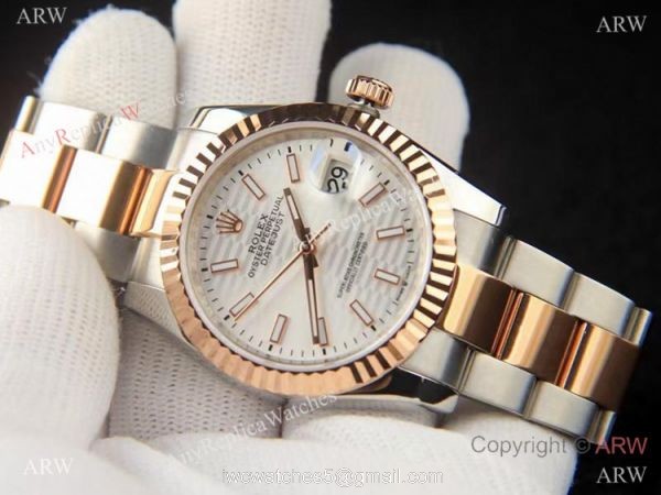 Copy Rolex new Datejust 36mm Watch Oyster Band 2021 Motif Dial 1