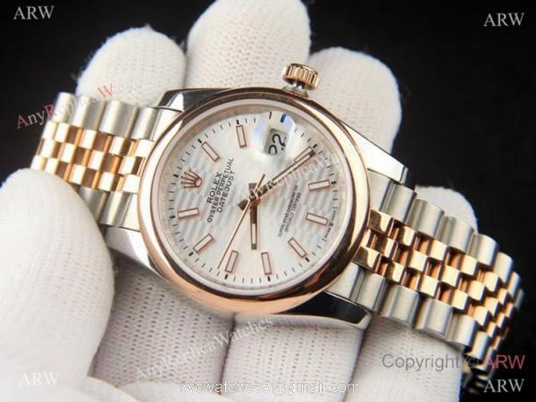 Rolex Datejust Silver 2021 Motif Dial Domed Bezel Jubilee Bracelet AAA Copy 1