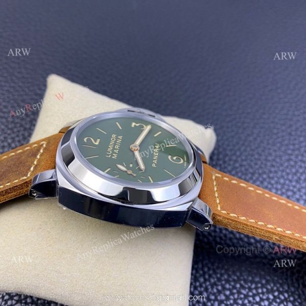 Best Panerai Luminor Marina Pam 911 Noob Replica Watches Green Dial 1