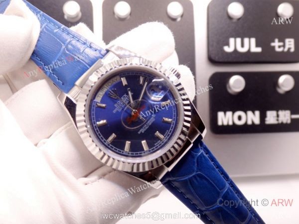 Swiss Replica Rolex Day Date eta2836 Watch Blue Version 36mm 1