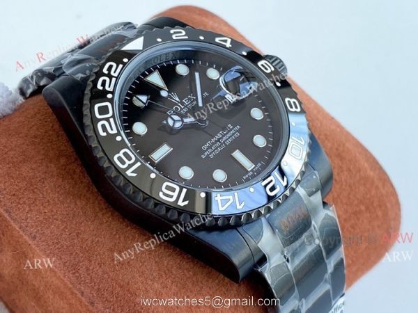 New All Black Rolex GMT-Master II Revenge By Titan Black Best Replica Watch 1