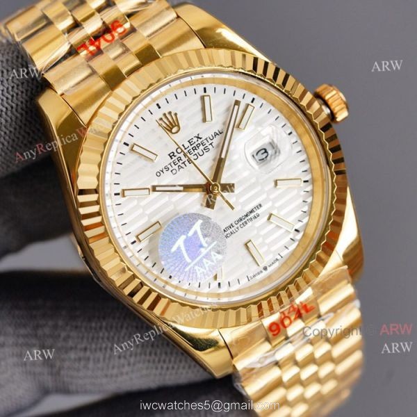 New Rolex Datejust 41 White Face Japan 8215 Automatic Swiss Quality Replica Watches 1