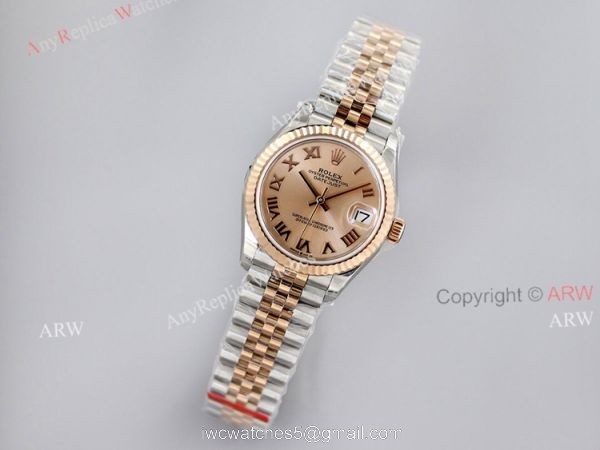 1:1 EW Factory Superclone Rolex Datejust 31 Rose Gold Jubilee Watch 1