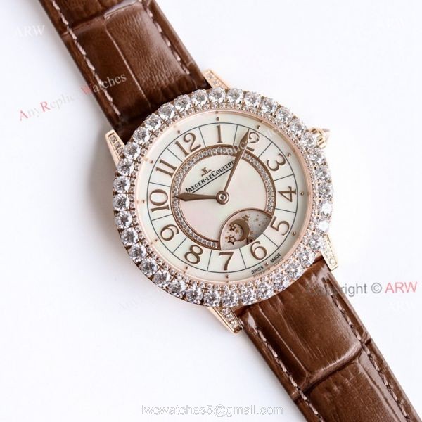 GF Jaeger Lecoultre Dazzling Rendez Vous Night and Day 36mm Diamond Watch Replica 1