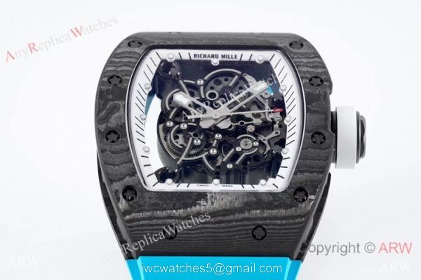 ZF Favtory Richard Mille RM 055 Bubba Watson NTPT Carbon Blue Watch 42mm 1