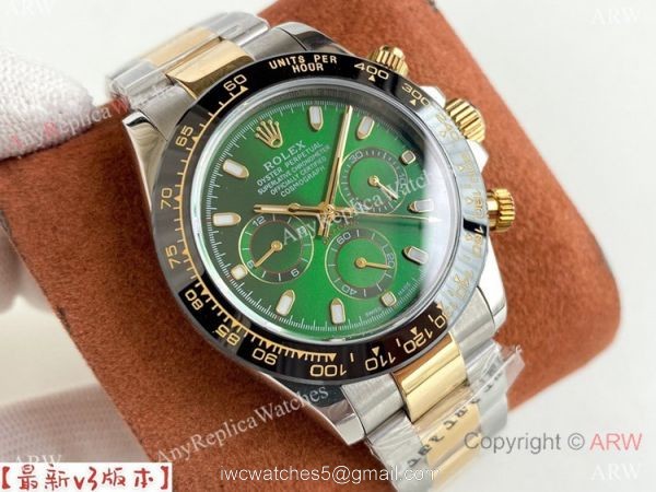 Copy Rolex Daytona A-7750 Chronograph Watch Two Tone 40mm 1