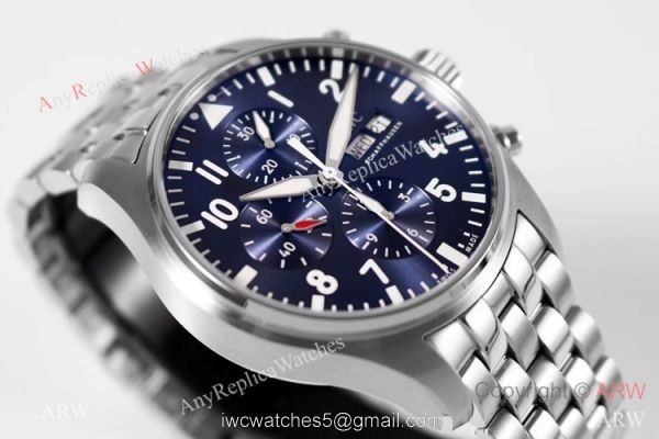 ZF Factory v2 IWC Pilots 7750 Replica Watch Bucherer Blue Dial Stianless Steel 1