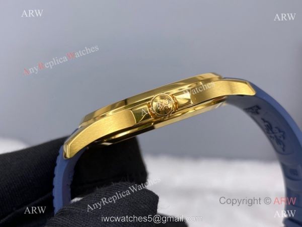 ZF Factory Patek Philippe Aquanaut 5168G Cal.324 Watch Yellow Gold and Blue 1