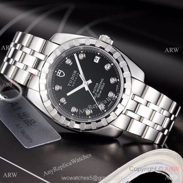 Copy TUDOR Glamour Watch Two Tone Black Watches Automatic 1
