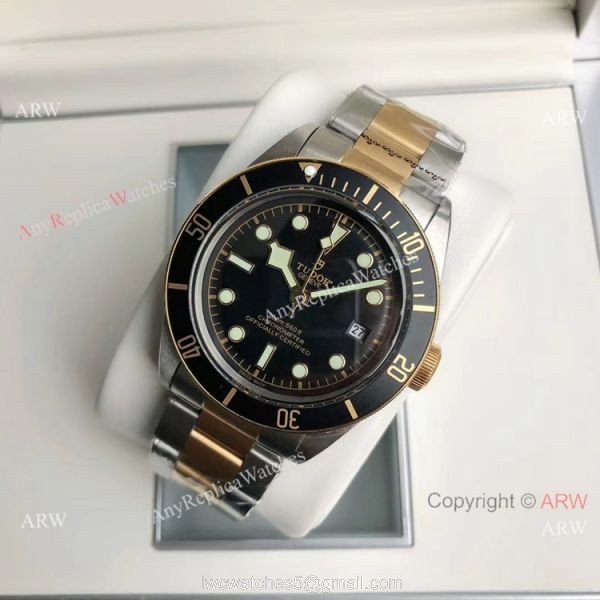 GD Factory Tudor Heritage Black Bay 2-Tone Black Matte Bezel Watch 1