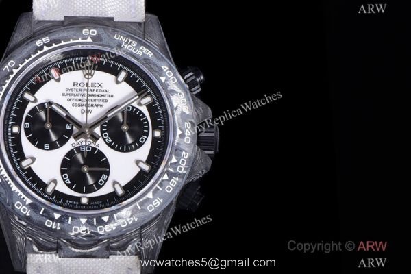 NEW! Super Clone TW Rolex DIW NTPT Carbon Daytona 7750 Watch Panda Dial 1