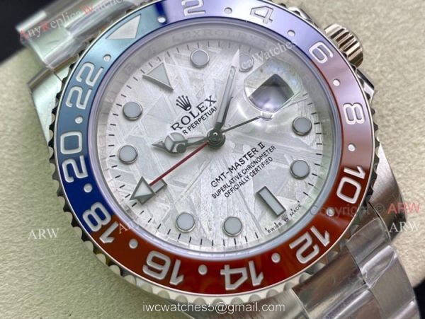 Super Clone 126719BLRO Rolex GMT Master II Pepsi Meteorite Watch Clean Factory 1