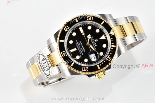Clean Factory Rolex Submariner Date 116613LN Black Dial 904L Swiss 3135 Replica Watch 1