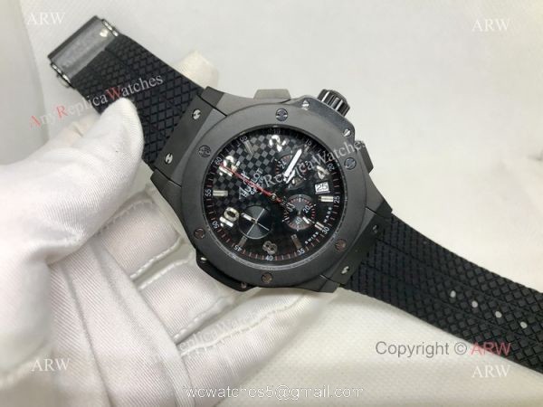 Best Copy Hublot Big Bang Chronograph Watch Red Markers Black Case 1