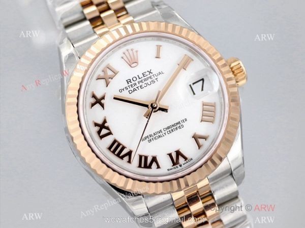(EW)Swiss Copy Rolex Lady-Datejust 31mm 2-Tone Rose Gold Jubilee Bracelet 1