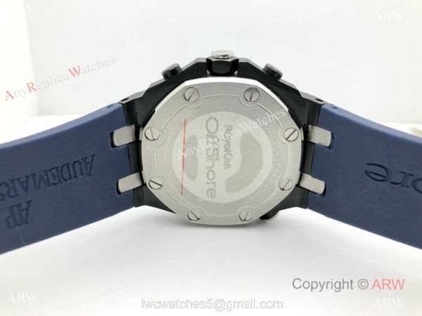 Copy Audemars Piguet Royal Oak Offshore Diver Chronograph Watch BlackBlue 1