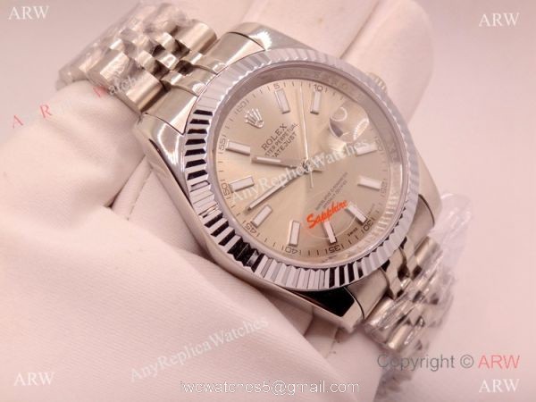 Copy Rolex Datejust 36mm Jubilee Stainless Steel Watch Men 1