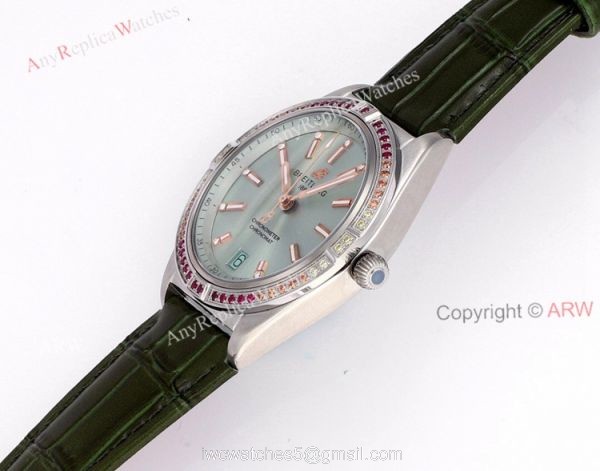 Buy Breitling Chronomat For Women Replica Watches Green Dial 1