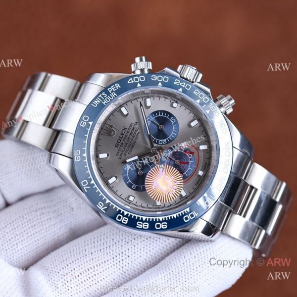2022 New Swiss Quality Rolex Daytona Citizen 8215 Watch Blue Bezel 904l Stainless Steel 1