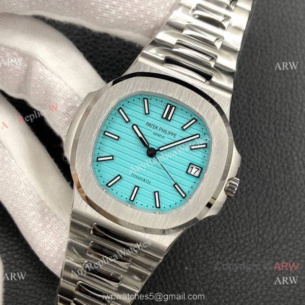 3K Factory Super Clone Patek Philippe Nautilus Baby-Blue 5711 limited edition Watch 2022 New! 1