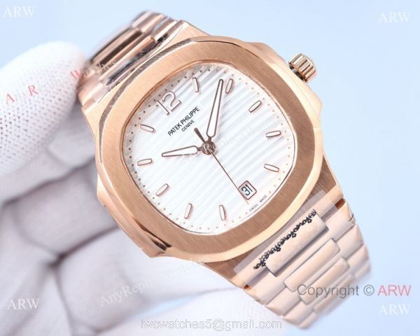 Swiss Quality Patek Philippe Nautilus 7118 All Rose Gold Watch 40mm 1