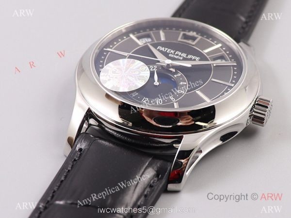 GR factory Patek Philippe Annual Calendar Moon phase 5205g Cal.324 V2 Watch Gray Dial 40mm 1