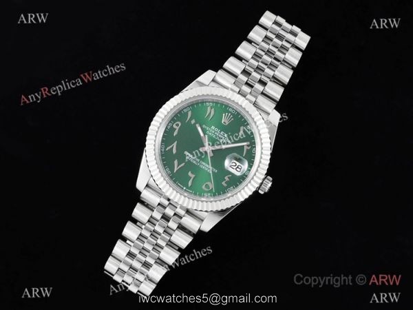 2022 New! Super Clone Rolex 41 Datejust Middle East Arabic DIW Swiss 3235 Watch 904l Jubilee Olive Green Dial 1
