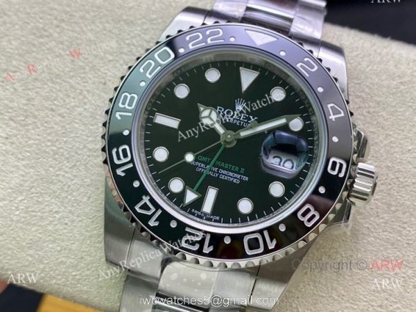 (JVS) Rolex GMT Master II 116710ln Watch JVS Factory 3186 Movement 904l Stainless Steel 1