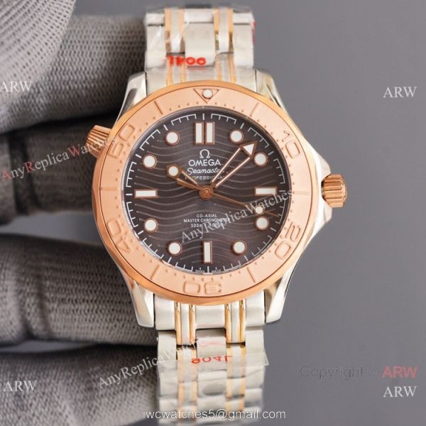 Swiss Quality Omega Seamaster Nekton Edition Diver 300m Watch Two Tone Rose Gold 1