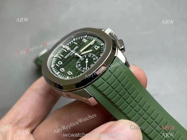 Grade AAA Copy Patek Philippe Aquanaut Chrono 42mm Watch 5968g Green Version 1