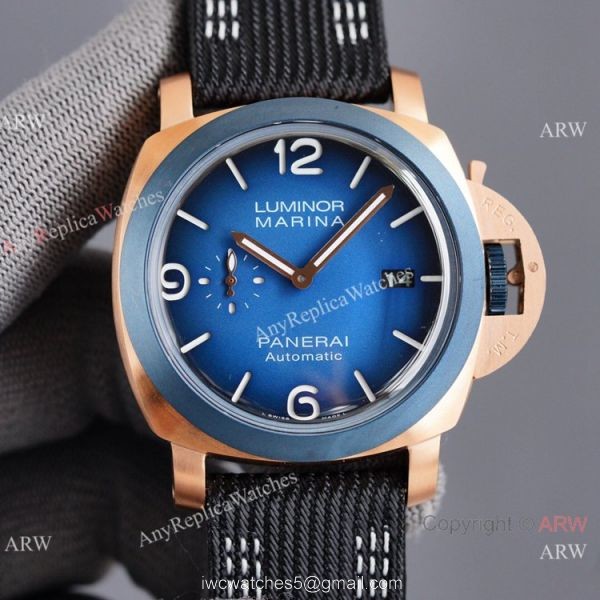 Clone Panerai Luminor Marina Guillaume Nery Edition Pam 1122 Watch Rose Gold Case 44mm 1