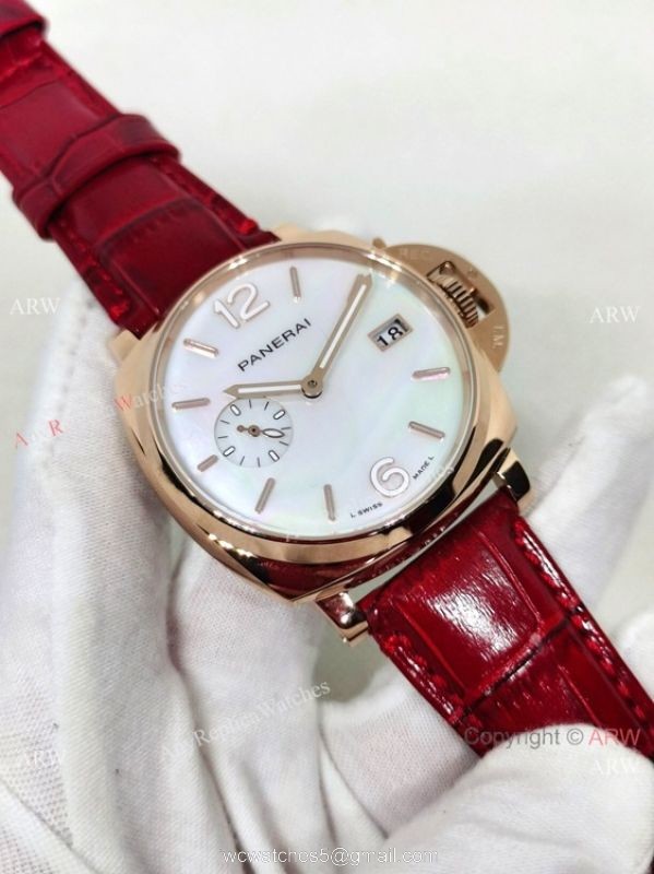 Clone Panerai Luminor Due PAM01280 Watch 38mm Rose Gold 1