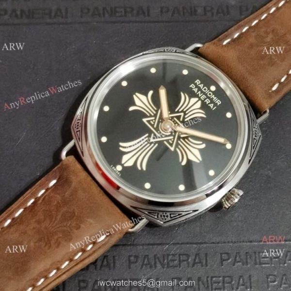 Faux Radiomir Panerai Watch 45mm Engraving Watch Case 1