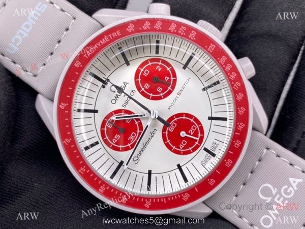 2022 New! Replica Swatch x Omega Mission to Mars Watch Bioceramic Case 1