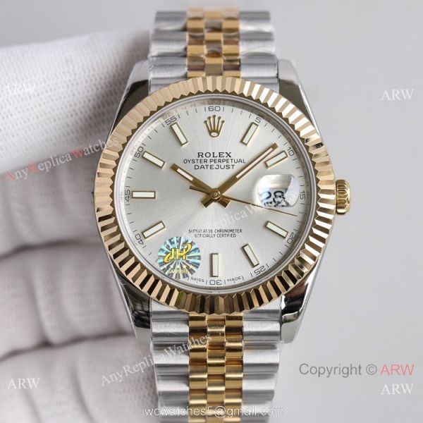 (TW) Swiss Copy Rolex Datejust II 41 Jubilee Two Tone Seagull 2824-2 Watches 1