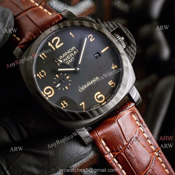 Panerai Luminor GMT All Black Replica Watch 44mm 1