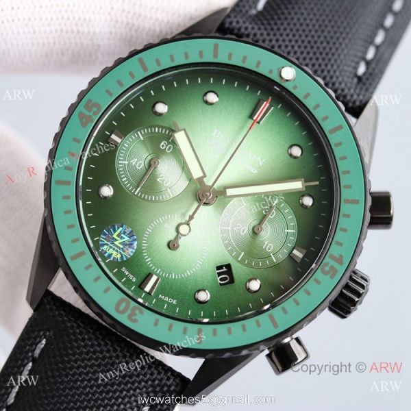 2021 New Swiss Blancpain Fifty Fathoms Flyback Chronograph 7750 Watch Black Case 1