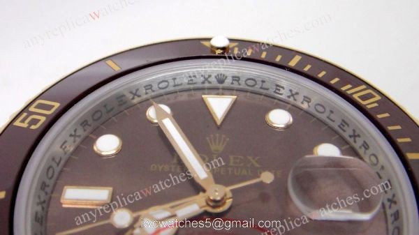 High Quality Replica Rolex Submariner Brown Face Brown Ceramic Bezel Mens Watch 2