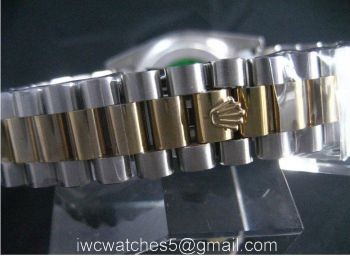 Replica Rolex Datejust Gold White Face Men 36mm Watch 2
