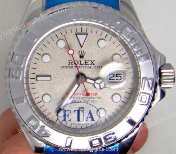 Rolex Yacht Master Stainless Steel Granite Face Mens Watch 2