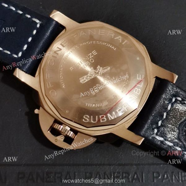 Clone Panerai Submersible Bianco 42mm Watch Rose Gold Pam01223 2