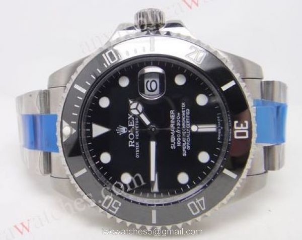 Upgraded Version Extra Large 41mm Rolex Submariner Watches SS Black Ceramic Bezel 2