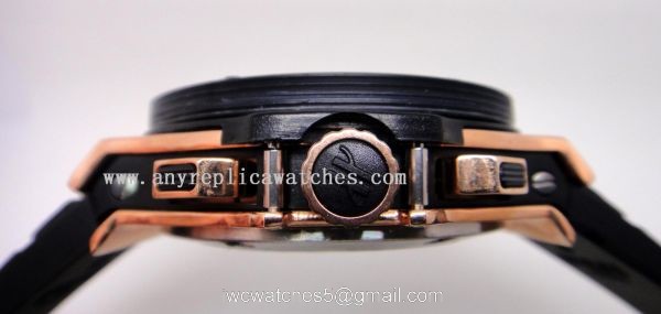Hublot KING POWER GOLD 48mm Bezel in Red Gold and Black Rubber 2