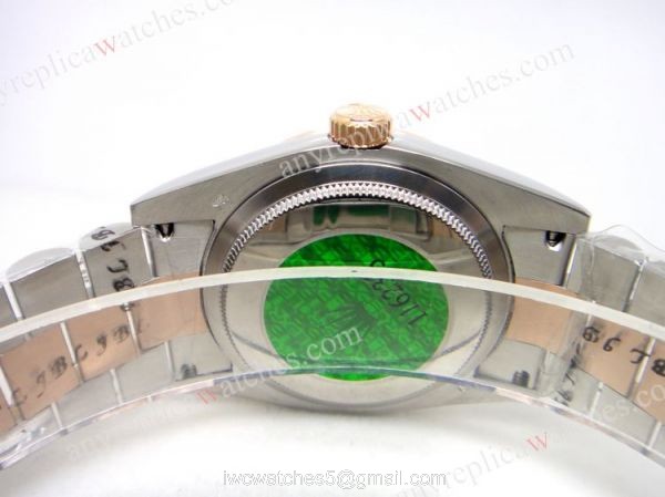 Rolex Datejust Replica Watch 2-T Rose Gold President Band/ Arabic Face 2