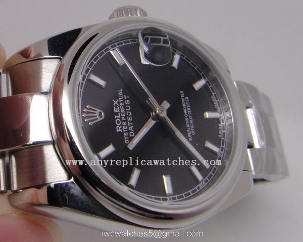 Rolex Womens Datejust Stainless Steel Copy Watch 31mm 2