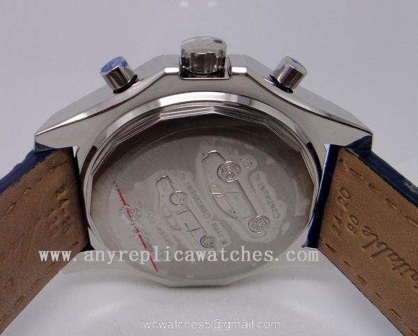 Copy Breitling Bentley Blue Chronograph Blue Leather watch 2