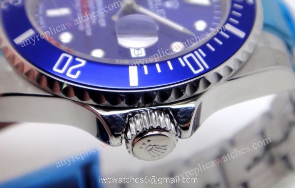 Classic Model Rolex Stainless Steel Submariner Blue Dial mens Watch Replica 2