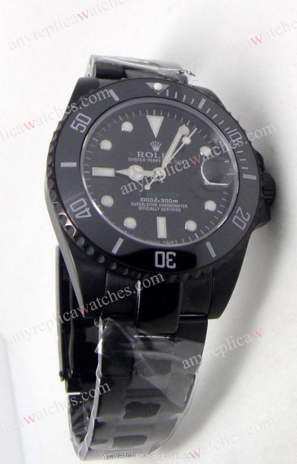 High Quality Ceramic Bezel All Black Rolex Submariner Women watch 36mm 2