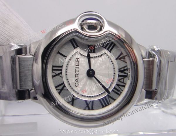 Cartier Ballon Bleu De Stainless Steel Ladies Replica Watch 2